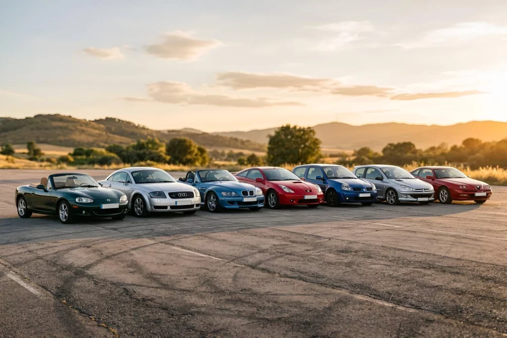 Coches icónicos de los años 90 y 2000 que aún pueden comprarse por menos de 10.000 €