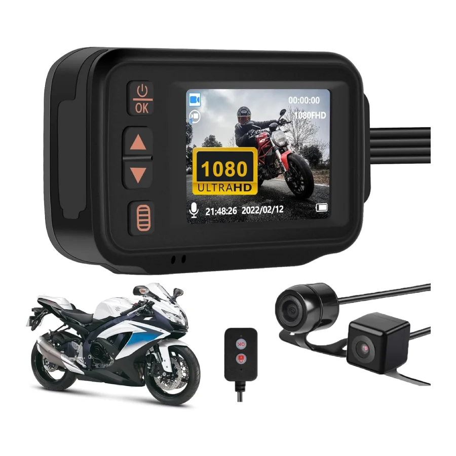 Dashcam moto CAMECHO W8112