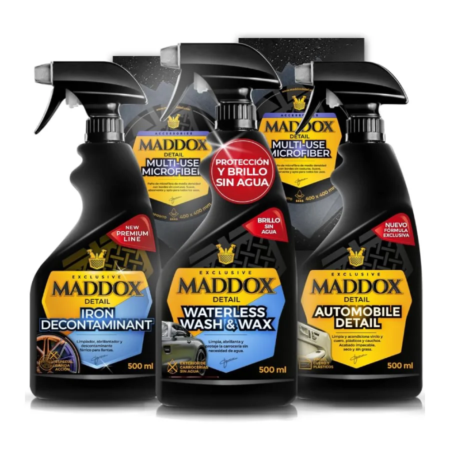 Kit limpieza coche MADDOX DETAIL VA0998