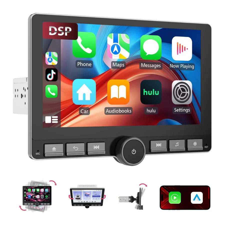Pantalla DIN Android Auto Apple CarPlay HAUDIO 360